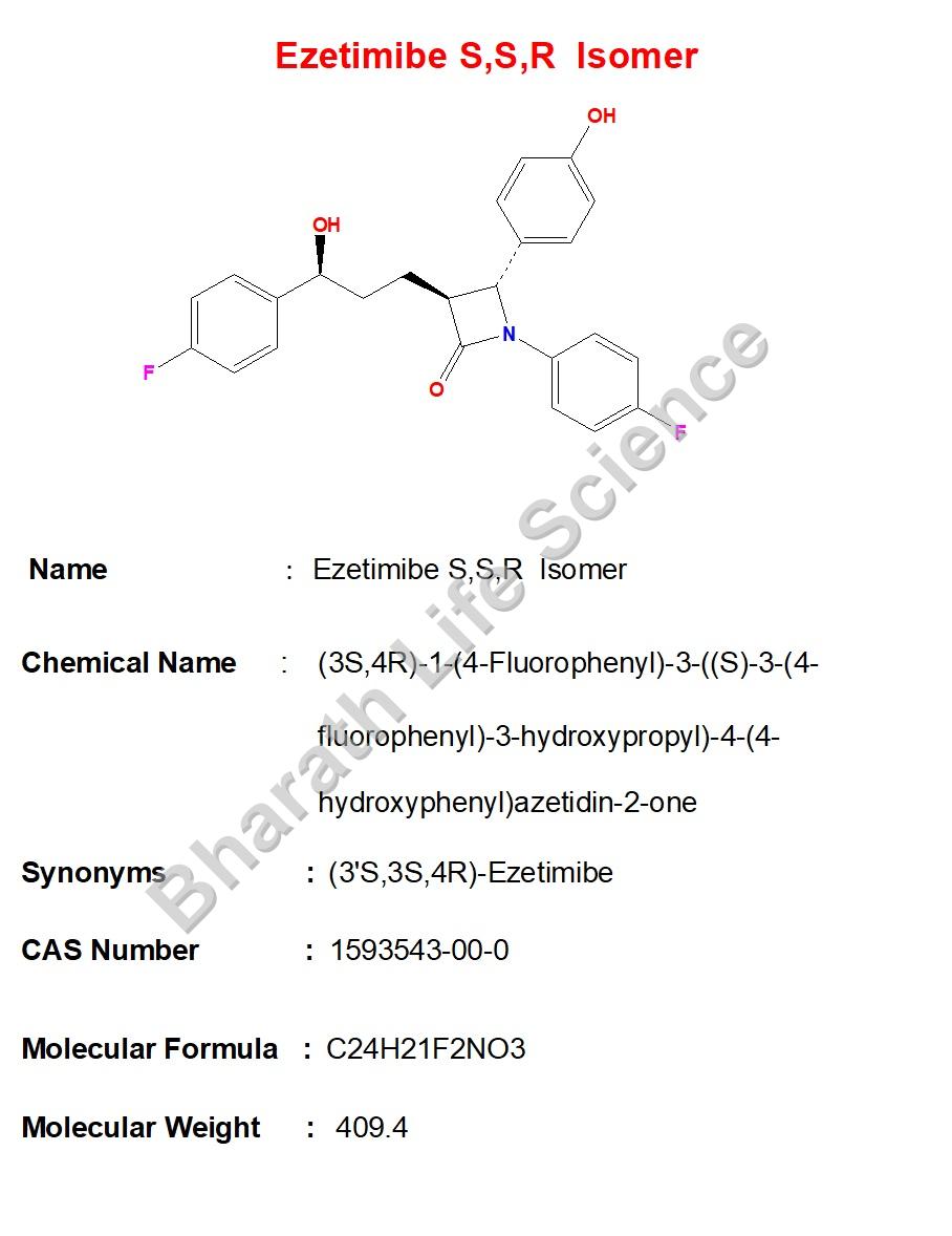 Ezetimibe S,S,R  Isomer